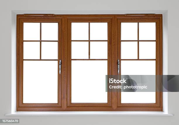 Mahogany Doppelt Verglaste Fenster Stockfoto und mehr Bilder von Fenster - Fenster, Fensterrahmen, Holz