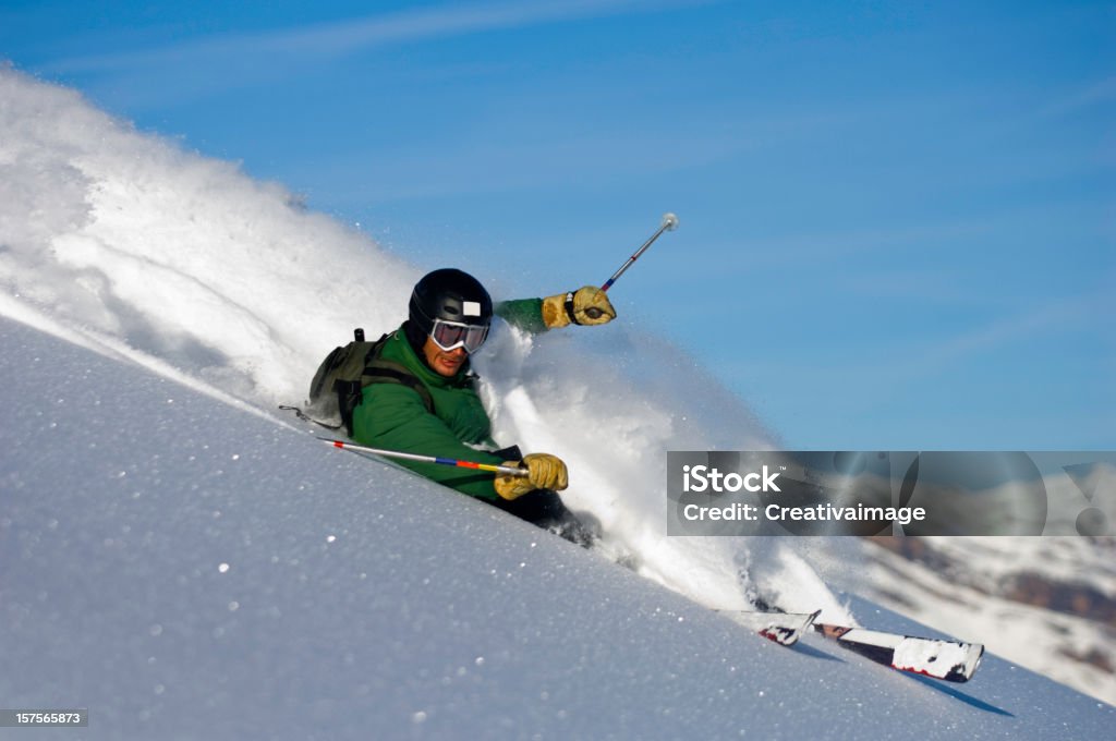 Poudre de Ski - Photo de Activité libre de droits