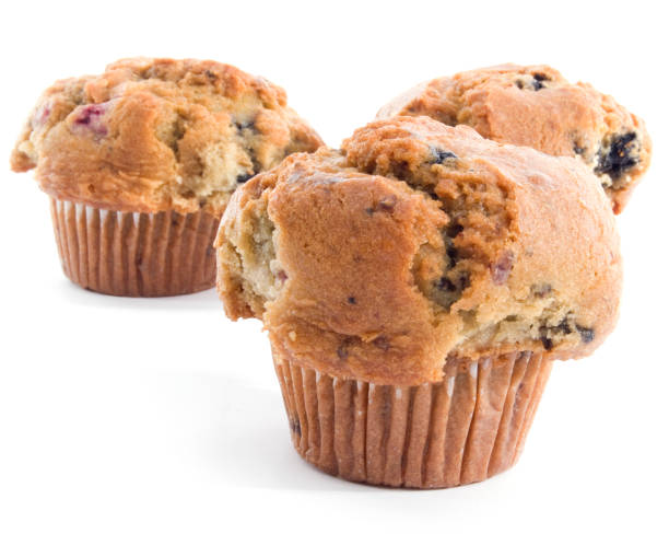 istock Healthy Muffins on White 157566040