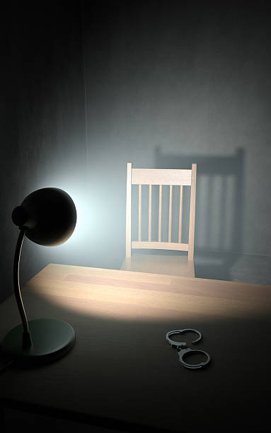 Interrogation Room stock photo