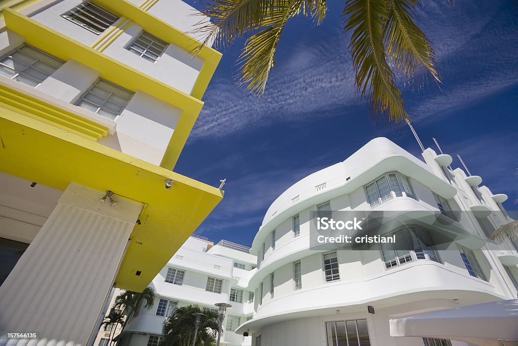 South beach, Miami - Foto stock royalty-free di Art Déco