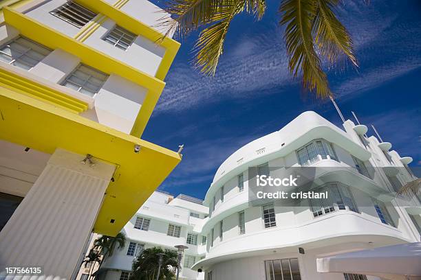 South Beach Miami - Fotografie stock e altre immagini di Art Déco - Art Déco, Art Deco District - Miami, Miami