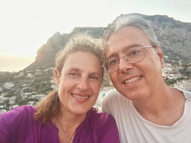 istock Mature Couple Selfie in Capri 1575664098