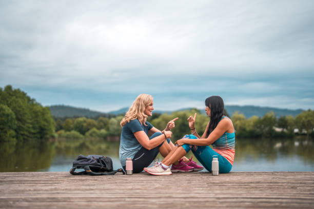 istock Mature Diverse Women Bonding Outdoors While Enjoying An Active Lifestyle 1575665684