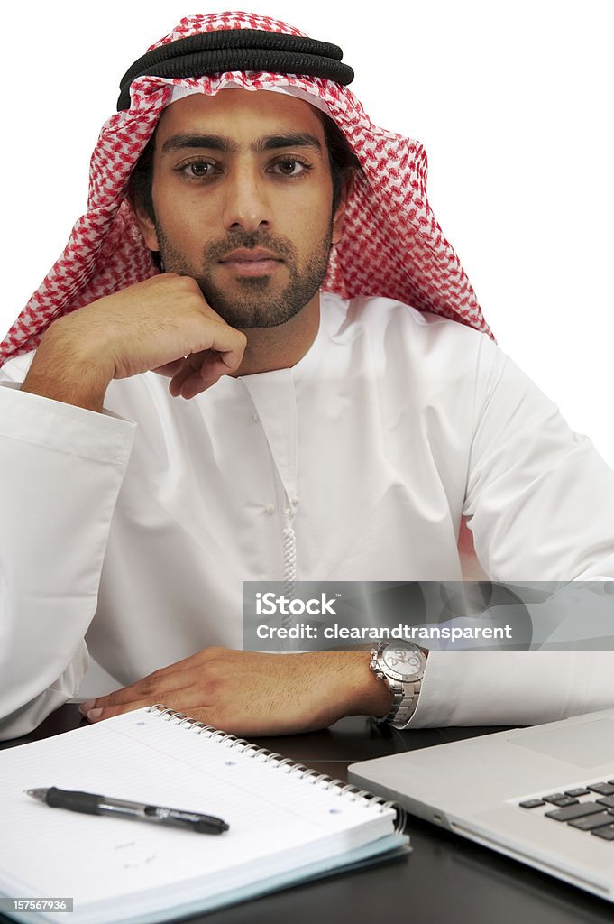 Uomo d'affari arabo - Foto stock royalty-free di Abbigliamento religioso