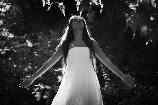 istock woman in the nature 157568107