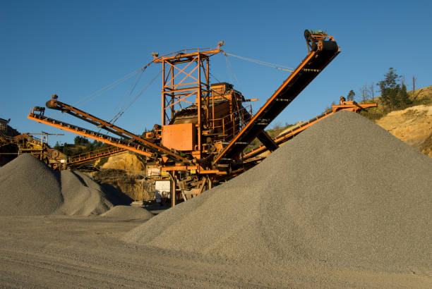 istock Old Rock Crusher At Huntly Quarry 157568322