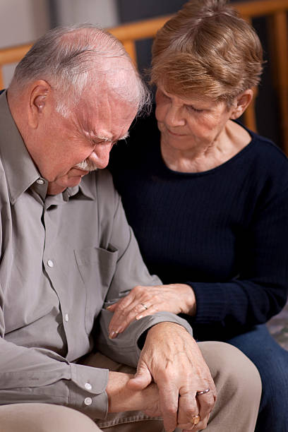 istock Senior Couple in Stress (Grief Series) 157568423