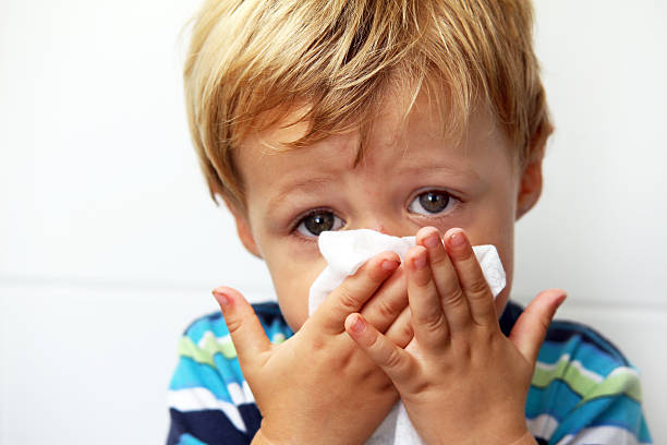 сморкаться - influenza a virus стоковые фото и изображения