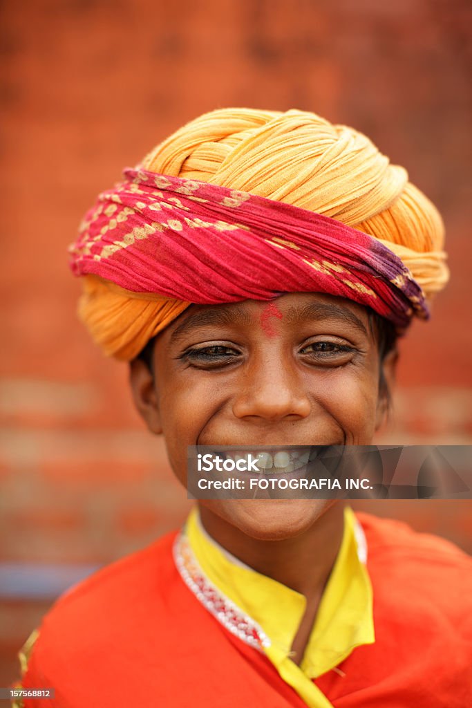Portret młodej Indian - Zbiór zdjęć royalty-free (Azja)