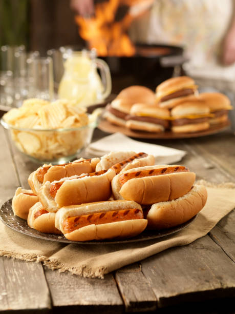istock BBQ Hot Dogs at a Picnic 157568906