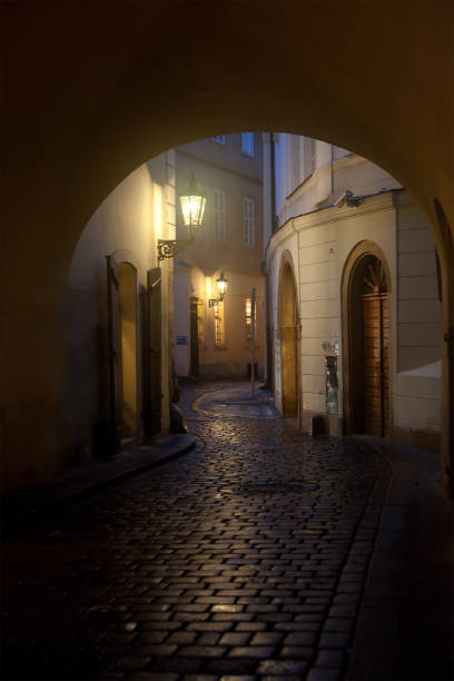 istock Quiet Street of Prague 157568995