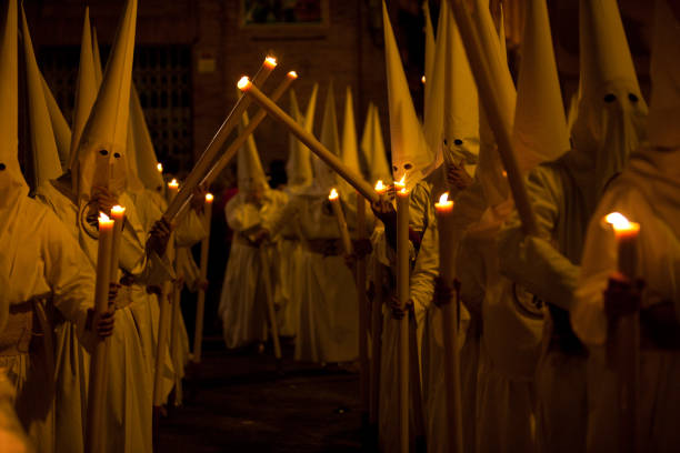 Semana Santa en España en Sevilla - foto de stock