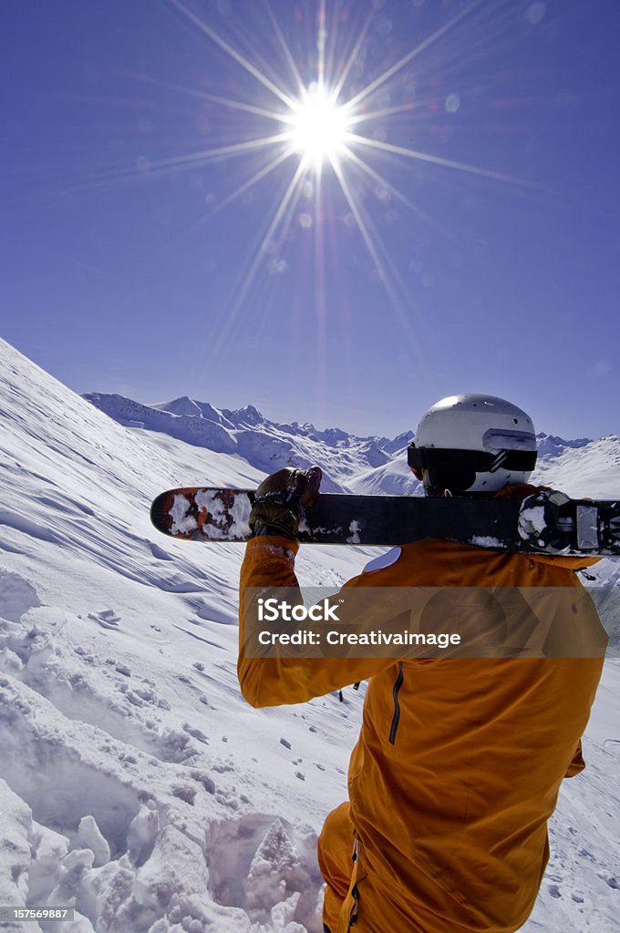 Лыжников - Стоковые фото Telemark Skiing роялти-фри