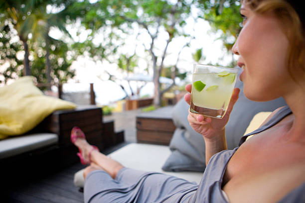 istock Woman with mojito 157569993