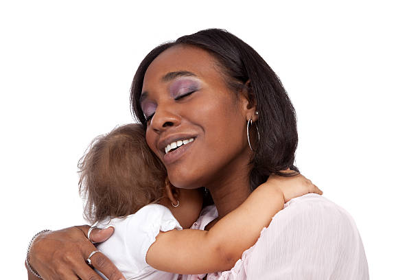 istock Happy Mom Being Hugged By Baby 157570006