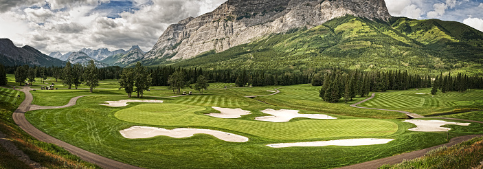 Golf course panoramic.