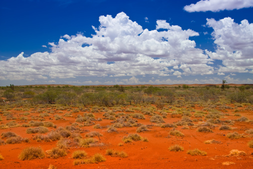 A scenic view of Kanku-Breakaways Conservation Park, Stuart Highway, Coober Pedy, South Australia