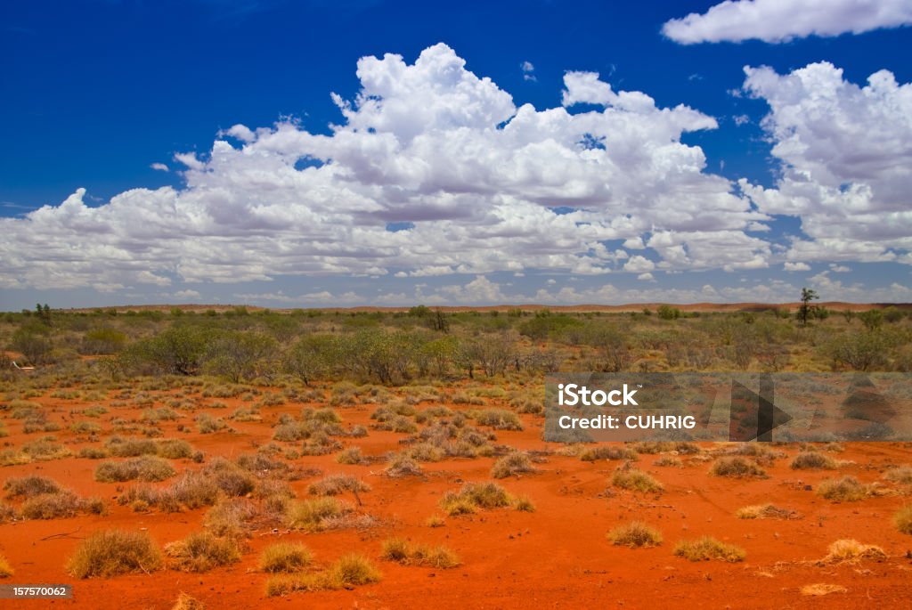 Deserto australiano Paisagem com hills - Royalty-free Deserto australiano Foto de stock