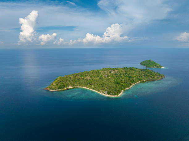 istock Tropical Island with sandy beach in Zamboanga. 1575700629