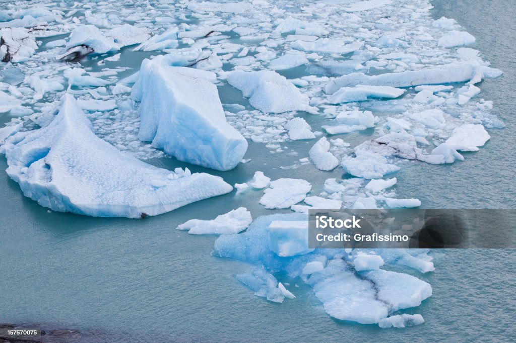 Лед floes на ледник Perito Moreno в Аргентине, Патагония - Стоковые фото Антарктика роялти-фри