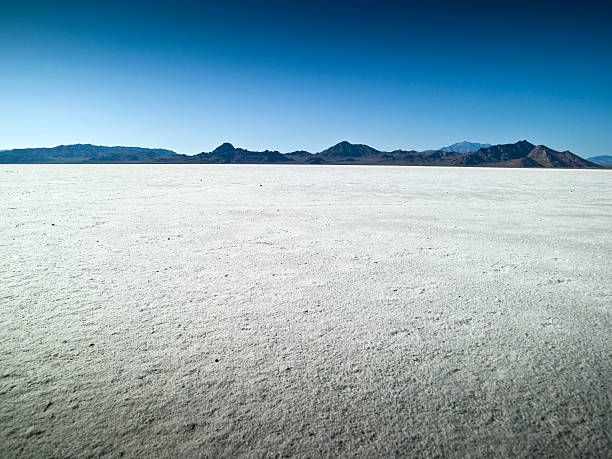 Morning on the flats in UT  bonneville salt flats stock pictures, royalty-free photos & images