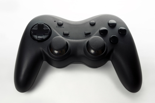 Generic gamepad isolated on a white background