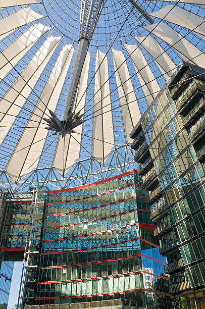 istock Berlin Posdamer Platz shiny modern architecture Sony Center Germany 157570584