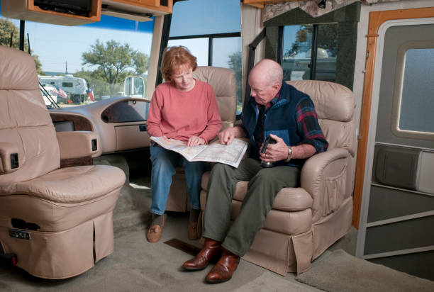 istock Seniors in Motorhome 157570617