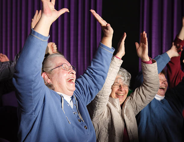 istock Happy Woman Audience Member 157570629