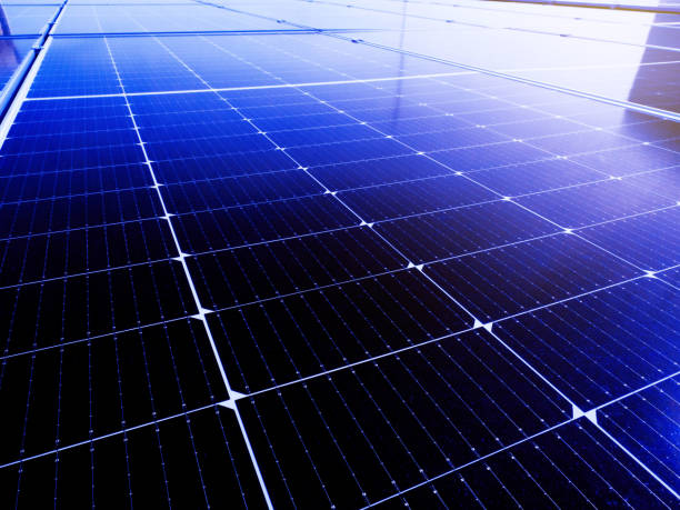 istock Roottop solar cell panel photovoltaic energy power technology electricity renewable generator alternative blue element cell house modern installation alternative home ecology  system grid factory eco 1575706463