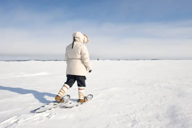 Photo of Arctic Snowshoeing, Yellowknife.