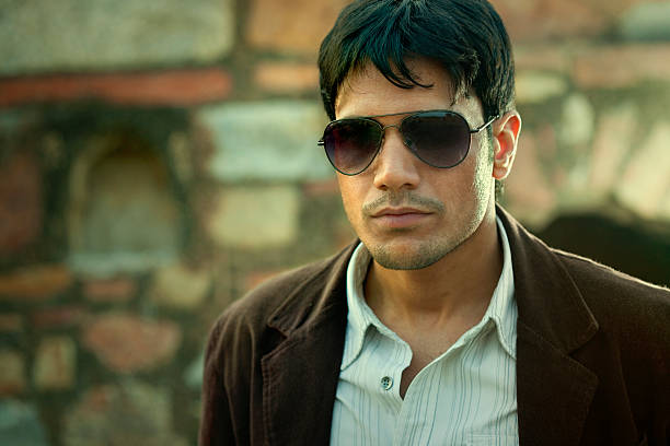 istock Cool and confident man in sunglasses 157570830