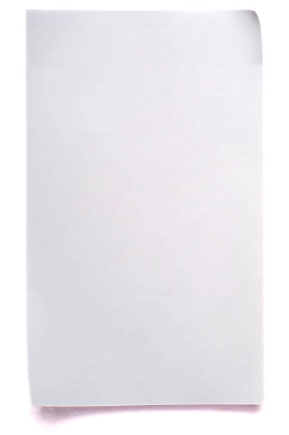 istock Sheet of white note paper isolated 157570925