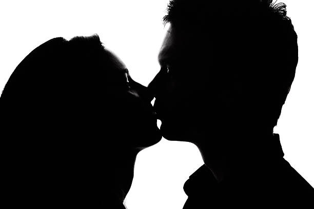 Portrait of young heterosexua couple resting at home.