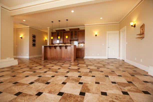 istock Home interior lower level club room with custom bar 157571469