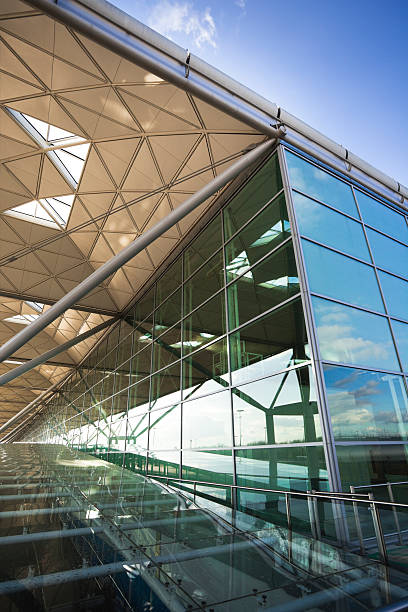 Detail of Stansted Airport hall