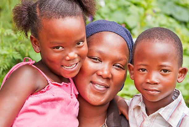 istock African Mother and her two children 157572445