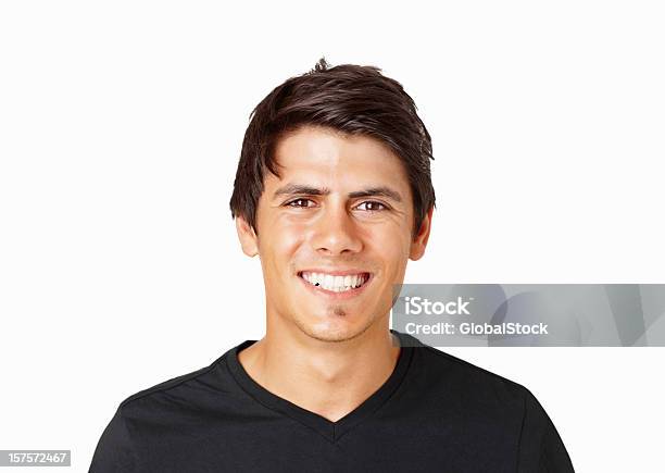 Smiling Handsome Young Man Isolated On White Stock Photo - Download Image Now - 20-24 Years, 20-29 Years, Adult