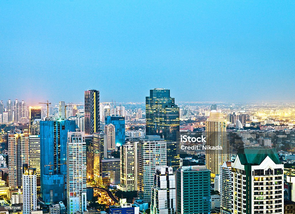 Skyline di Bangkok - Foto stock royalty-free di Ambientazione esterna