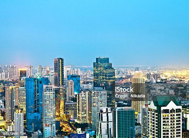Skyline Di Bangkok - Fotografie stock e altre immagini di Ambientazione esterna - Ambientazione esterna, Asia, Bangkok