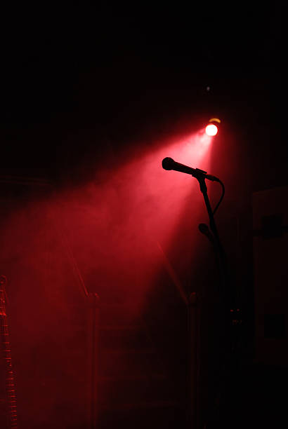 istock Live concert night stage with light 157572773