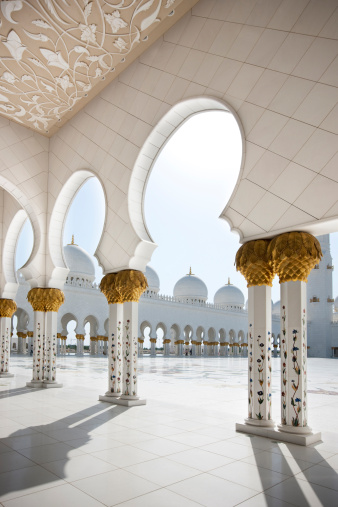 Grand Mosque in Abu Dhabi.