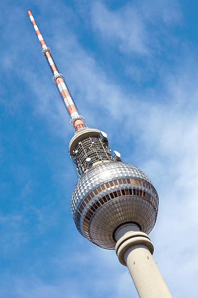 istock Tv tower on blue sky in Alexanderplatz, Berlin 157576042