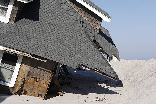 istock Damage from Hurricane Sandy in Mantoloking, NJ. 157576370
