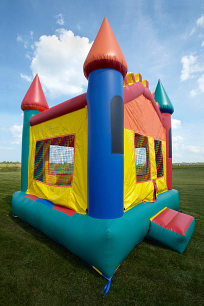 istock Children's Bouncy Castle Inflatable Jumping Playground 157579123