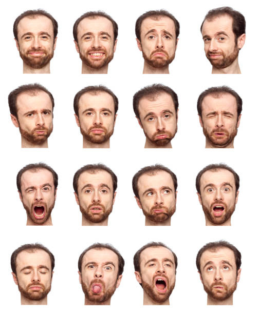 istock beautiful man with curly hair and beard isolated expression composition 157579193