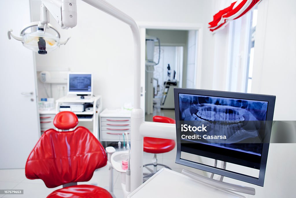 Ambulatorio dentistico - Foto stock royalty-free di Immagine a raggi X