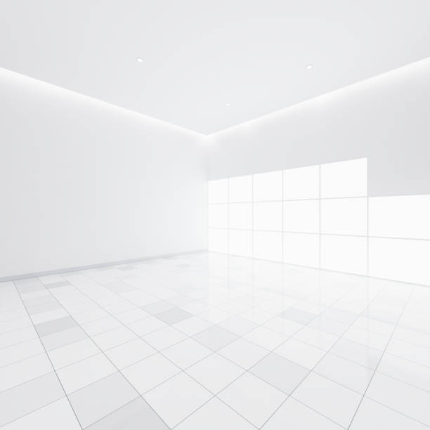 istock 3d rendering of empty room and tile floor for background. 1575799488