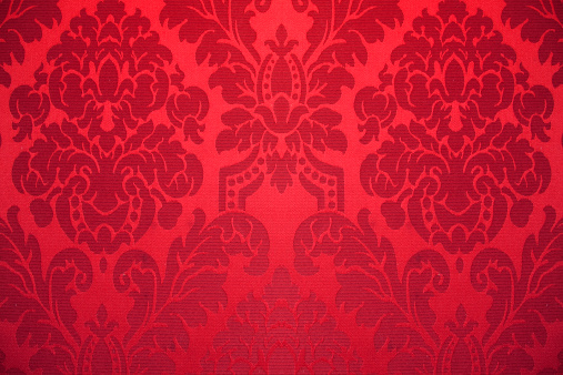 XXXL - wonderful luxury red silk wallpaper with symmetric ornaments - camera canon 5D mark II - unsharped RAW - adobe colorspace